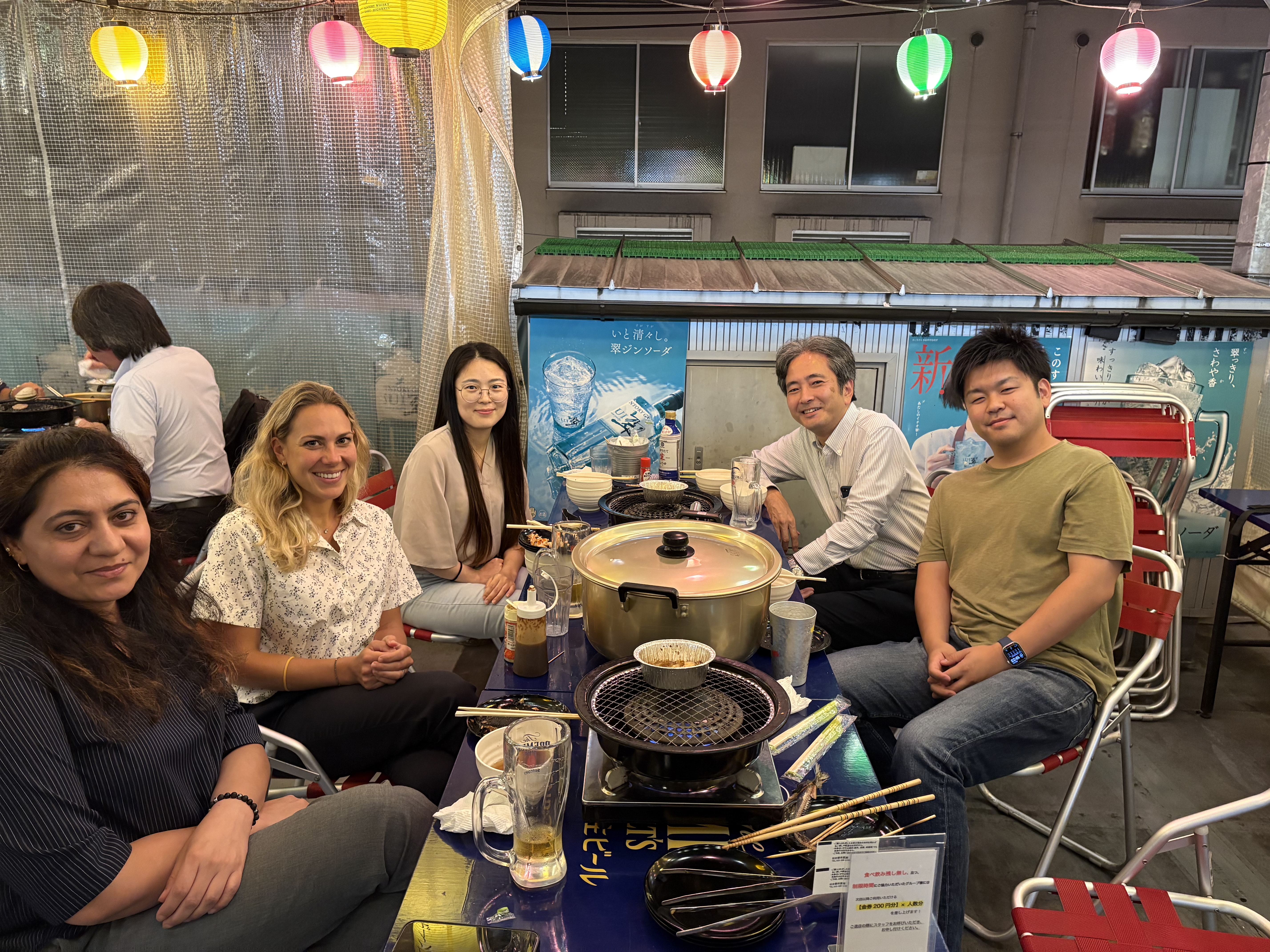 Welcome dinner for Elisabeth